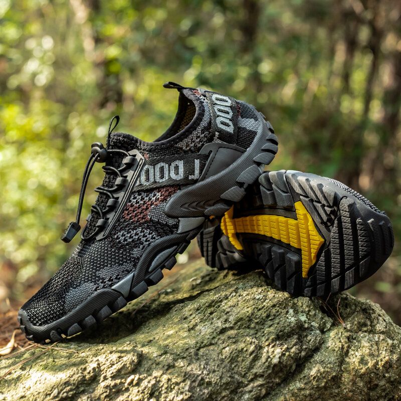 Zapatos De Escalada Al Aire Libre Antideslizantes Transpirables De Malla Para Hombres