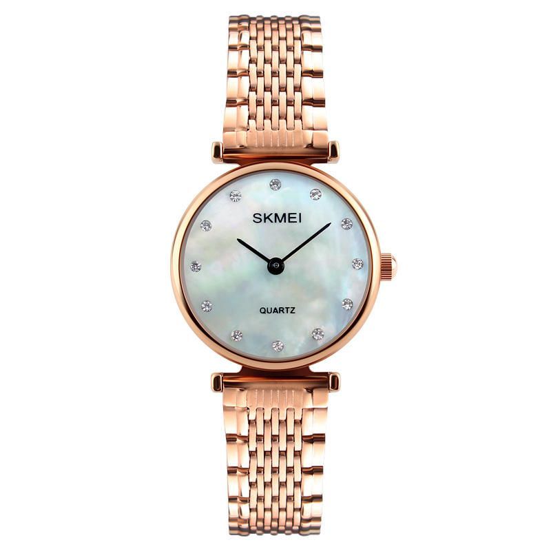 1223 Diamantes De Imitación Reloj De Pulsera Impermeable Para Mujer Reloj De Estilo Casual Relojes De Cuarzo