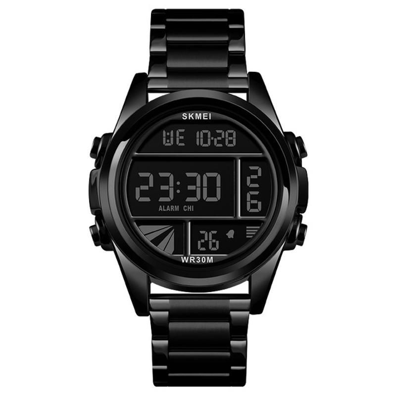 1448 Reloj De Moda Para Hombre Reloj Digital Deportivo Multifunción Impermeable