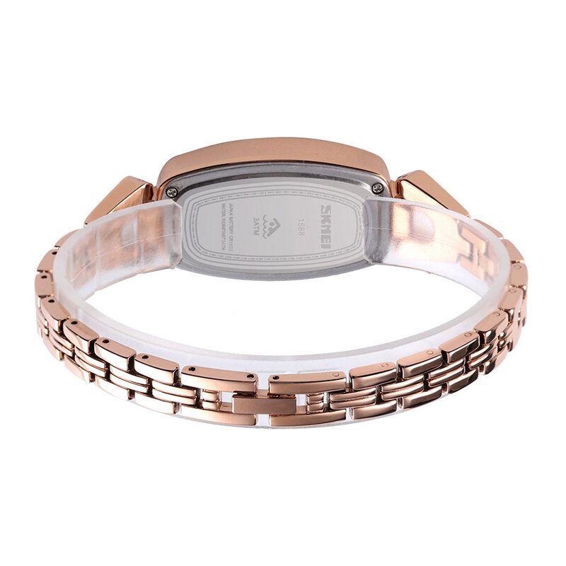 1588 Reloj De Pulsera Para Mujer Con Esfera Rectangular De Diamantes Reloj Digital Con Pantalla Táctil De Acero Completo