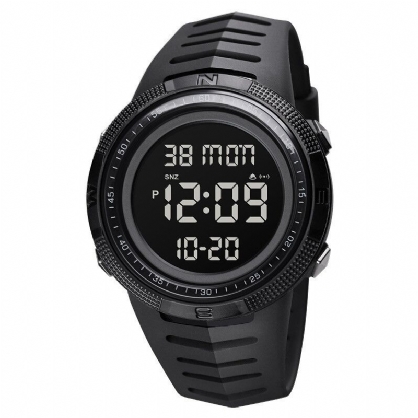 1632 Reloj Deportivo Fecha Semana Pantalla Cronógrafo Cronómetro Impermeable Led Reloj Digital Nocturno