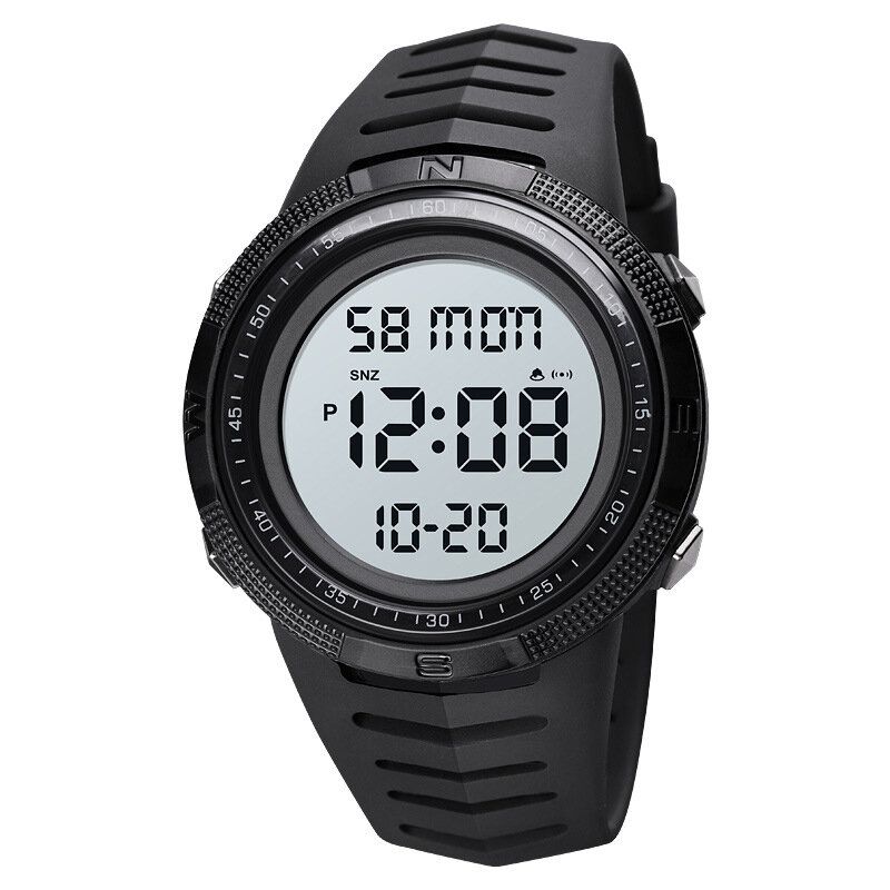 1632 Reloj Deportivo Fecha Semana Pantalla Cronógrafo Cronómetro Impermeable Led Reloj Digital Nocturno