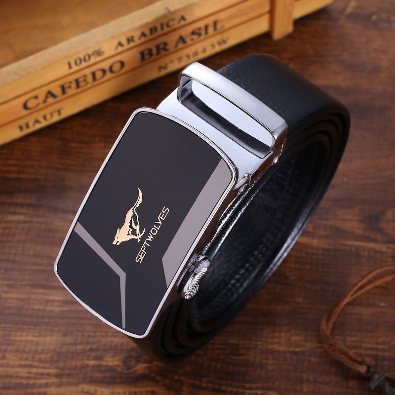 4pcs Set Reloj De Pulsera Para Hombre Set Reloj De Cuarzo Con Correa De Cuero Pu + Gafas De Sol + Cinturón + Cartera Regalo De Empresa