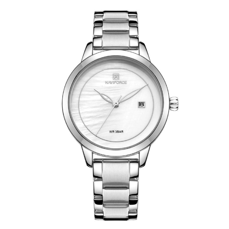 5008 Reloj De Pulsera De Mujer De Diseño Elegante Reloj De Cuarzo Con Pantalla De Fecha Impermeable