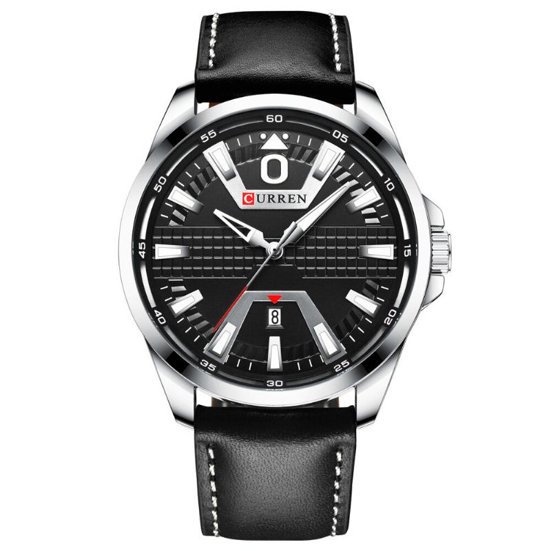 8379 Reloj De Pulsera De Estilo Casual Para Hombre Calendario Pantalla Luminosa Relojes De Cuarzo