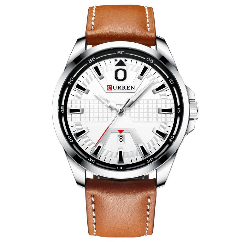 8379 Reloj De Pulsera De Estilo Casual Para Hombre Calendario Pantalla Luminosa Relojes De Cuarzo