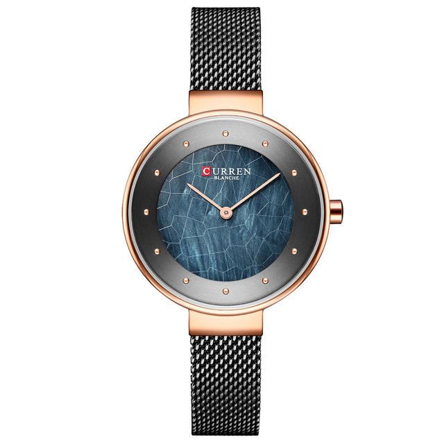 9032 Diseño De Esfera Única Reloj De Pulsera Elegante Para Mujer Reloj De Cuarzo Para Mujer De Negocios