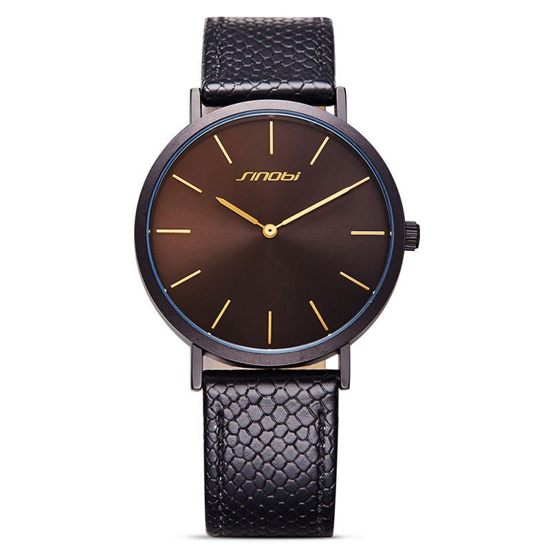 9691 Reloj Para Mujer Reloj De Pulsera De Cuarzo Para Mujer De Marca De Lujo Con Correa De Cuero Pu Simple