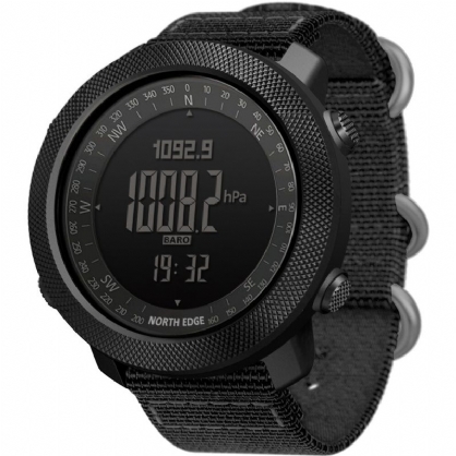 Apache2 Altímetro Barómetro Brújula Pantalla De Temperatura 50 M Reloj Digital Deportivo Impermeable Al Aire Libre