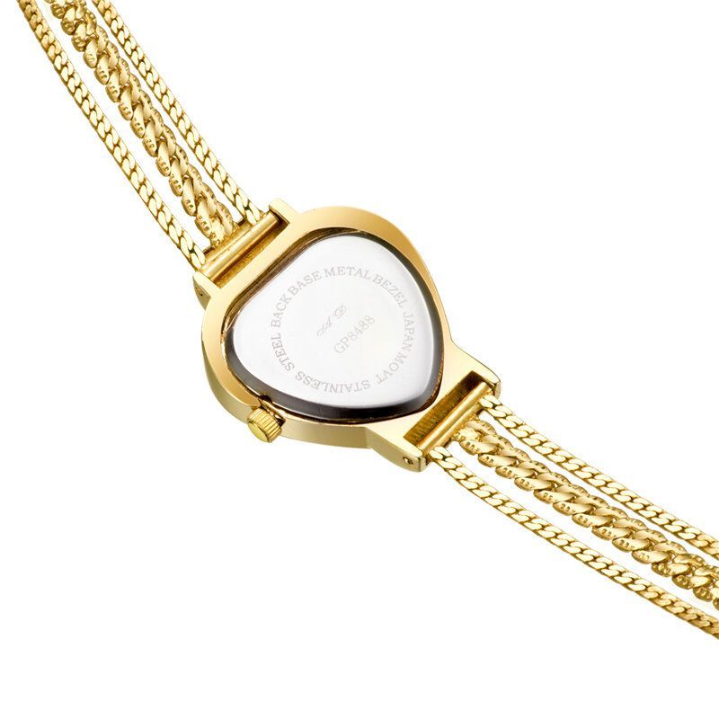 Asj Reloj De Pulsera De Pulsera De Reloj De Cuarzo Con Forma De Corazón Para Mujer