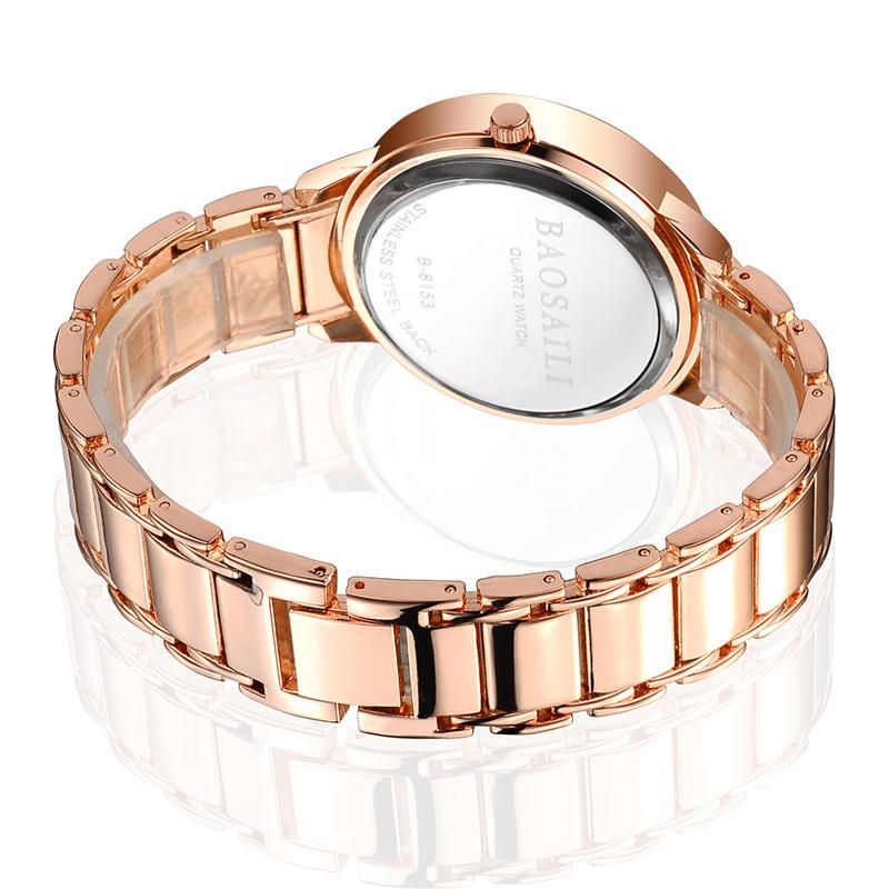 Baosaili Bsl1036 Reloj De Pulsera Brillante Para Mujer Reloj De Cuarzo Con Diamantes De Imitación De Corazón