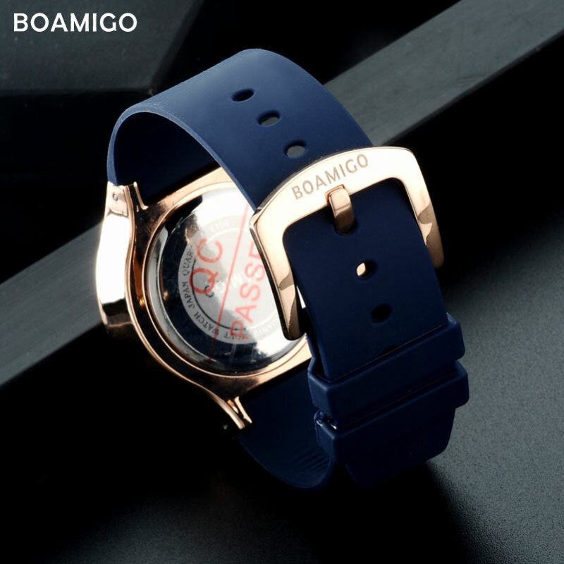 Boamigo 5013 Reloj De Pulsera Ultrafino Con Pantalla De Fecha Para Hombre Relojes De Cuarzo De Moda