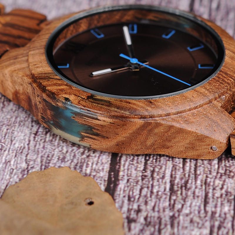 Bobo Bird Q05 Reloj De Pulsera De Diseño Único Para Hombre Reloj Creativo De Cuarzo De Madera