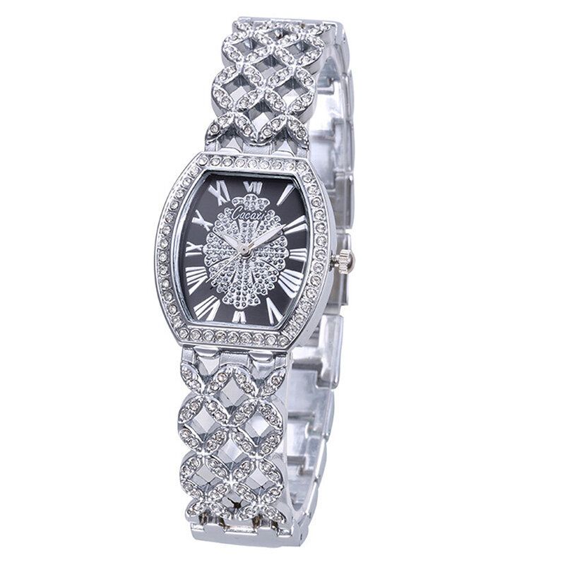 Cacaxi A131 Fashion Light Luxury Hollow Diamond Reloj De Cuarzo Para Mujer