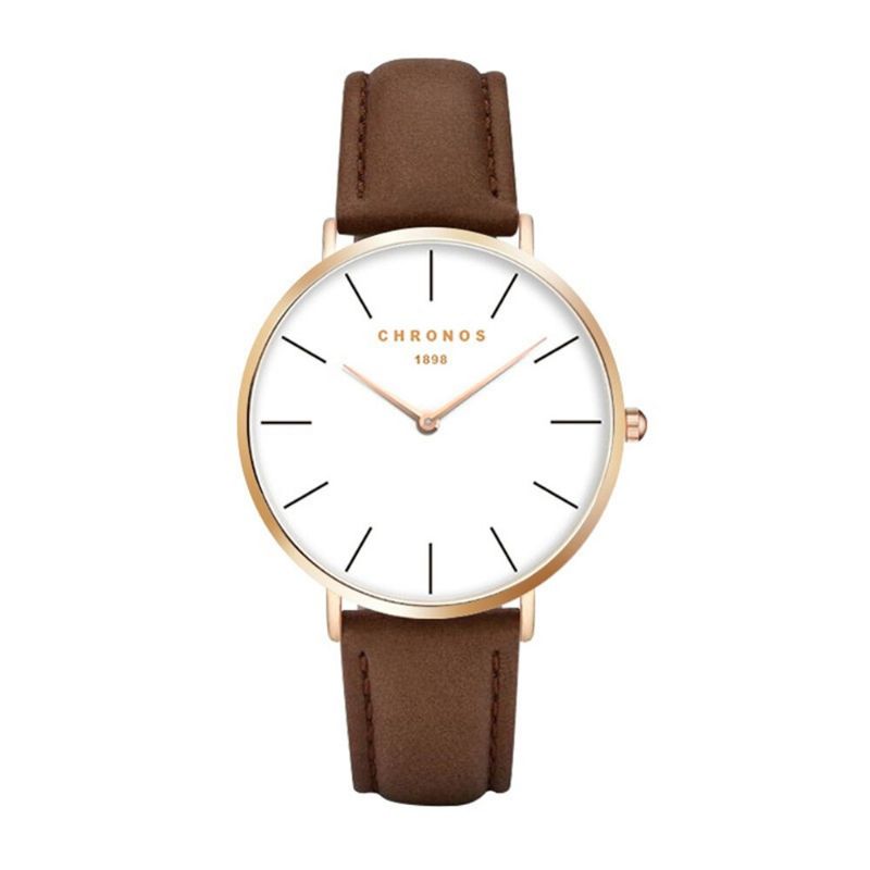 Chronos 1898 Reloj De Cuarzo Para Mujer Estilo Casual Correa Milanesa Reloj De Pulsera Ultrafino De Moda Para Mujer