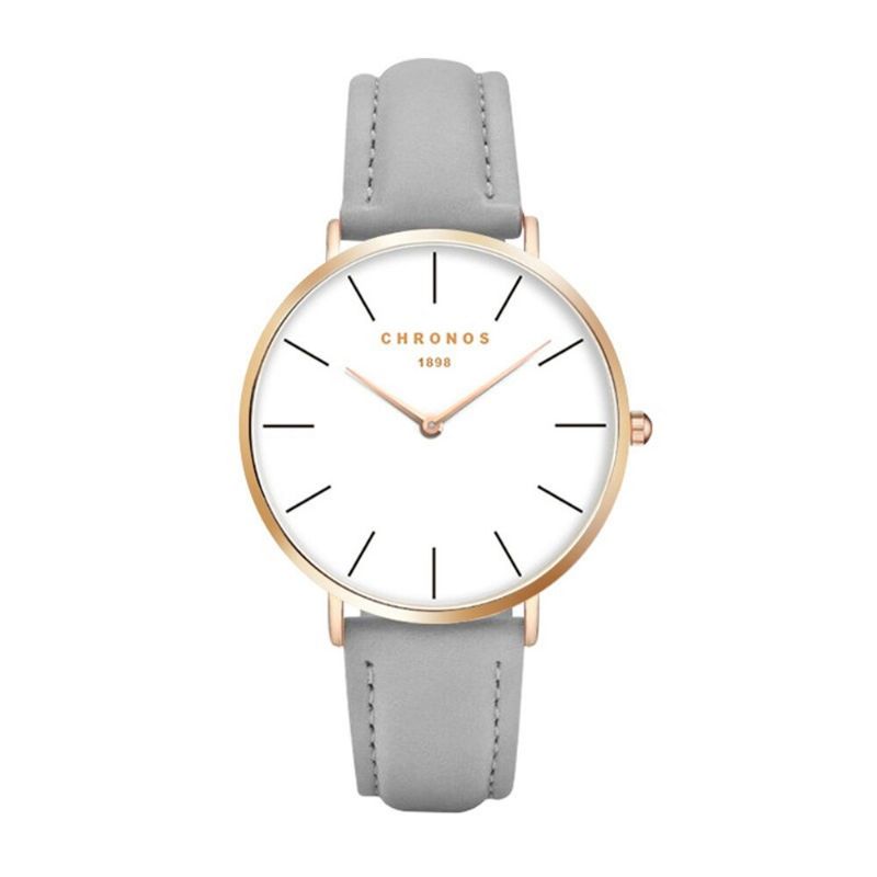 Chronos 1898 Reloj De Cuarzo Para Mujer Estilo Casual Correa Milanesa Reloj De Pulsera Ultrafino De Moda Para Mujer