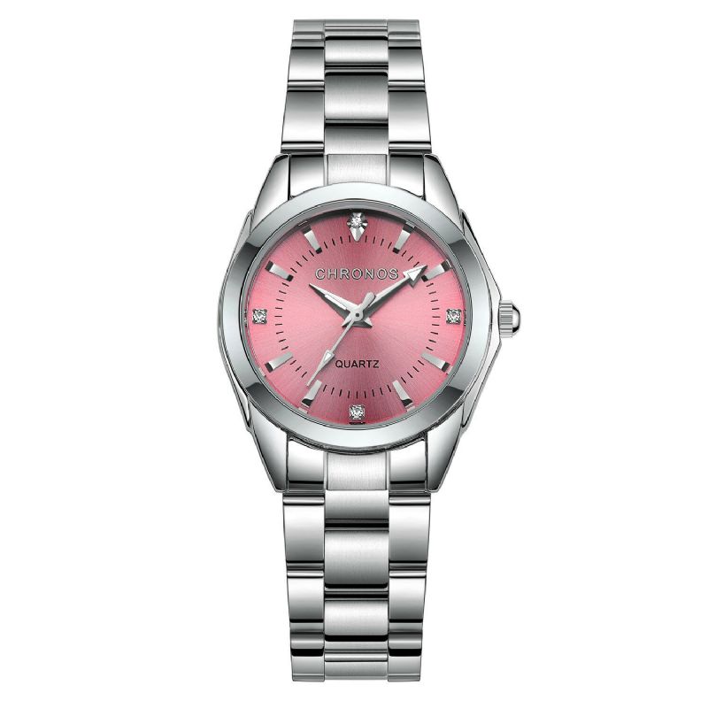 Chronos Ch23 Reloj De Moda Para Mujer Colorido Dial Pequeño Elegante Reloj De Cuarzo Simple Para Mujer