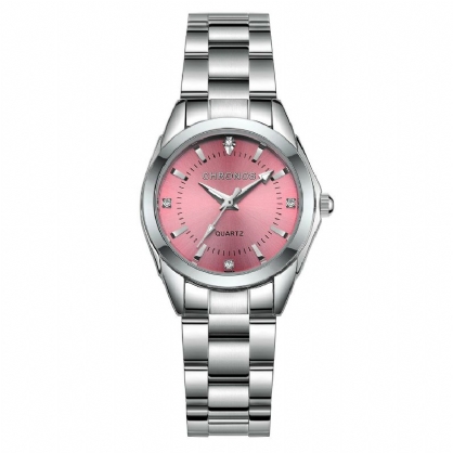 Chronos Ch23 Reloj De Moda Para Mujer Colorido Dial Pequeño Elegante Reloj De Cuarzo Simple Para Mujer