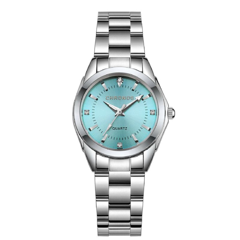 Chronos Ch23 Reloj De Moda Para Mujer Colorido Dial Pequeño Elegante Reloj De Cuarzo Simple Para Mujer