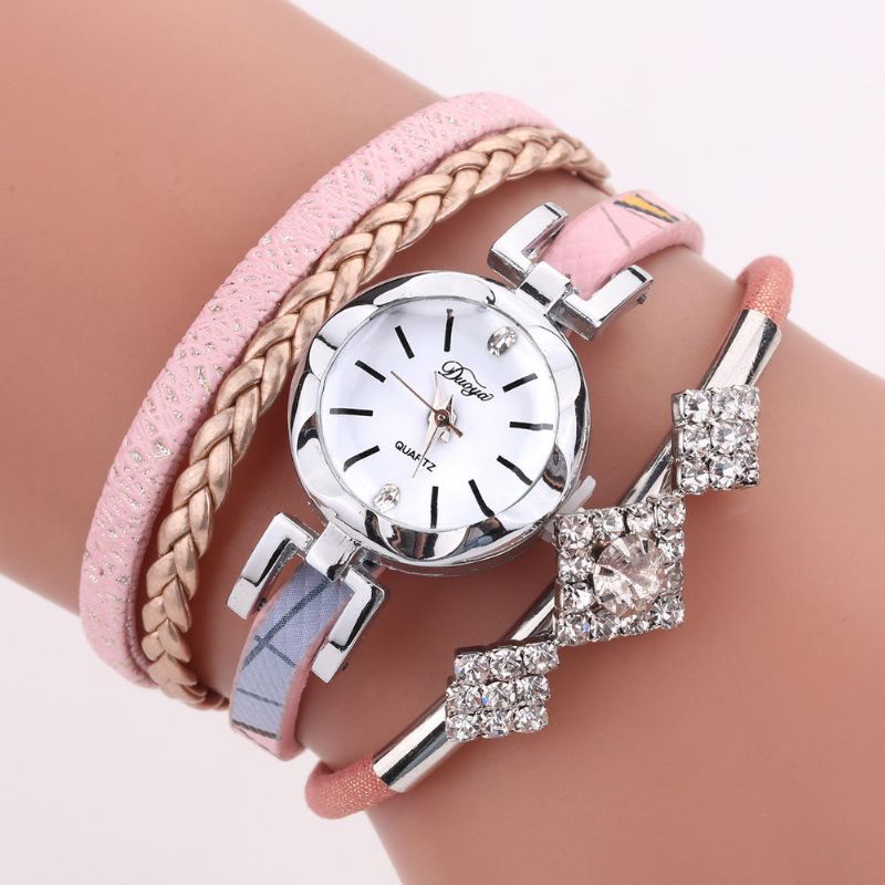 D255 Flower Dial Show Moda Mujer Pulsera Reloj Vestido Turístico Reloj De Cuarzo De Estilo Retro