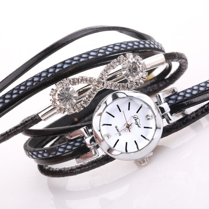 D258 Reloj De Pulsera De Estilo Retro Para Mujer Reloj De Cuarzo De Cristal Con Arco