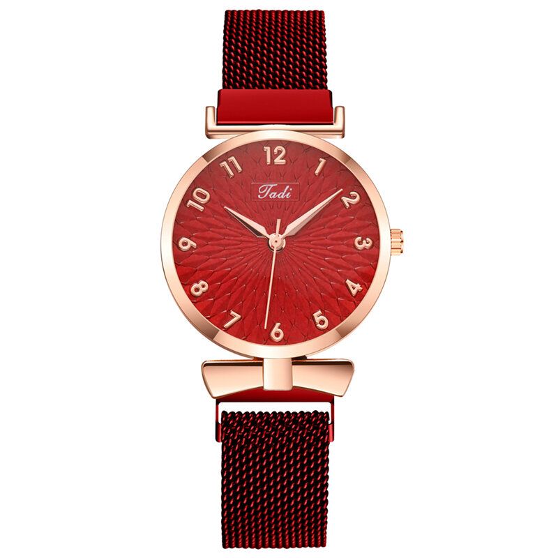 Deffrun A0503 Reloj De Pulsera De Mujer De Diseño Elegante Informal Reloj De Cuarzo De Aleación Completa