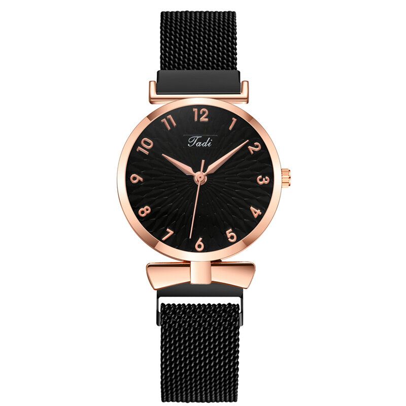 Deffrun A0503 Reloj De Pulsera De Mujer De Diseño Elegante Informal Reloj De Cuarzo De Aleación Completa