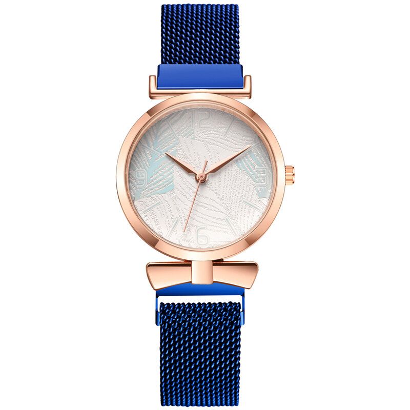 Deffrun A0507 Reloj De Pulsera Ultradelgado De Estilo Casual Para Mujer Reloj De Pulsera Con Patrón De Árbol Dial De Aleación De Oro Rosa Reloj De Cuarzo