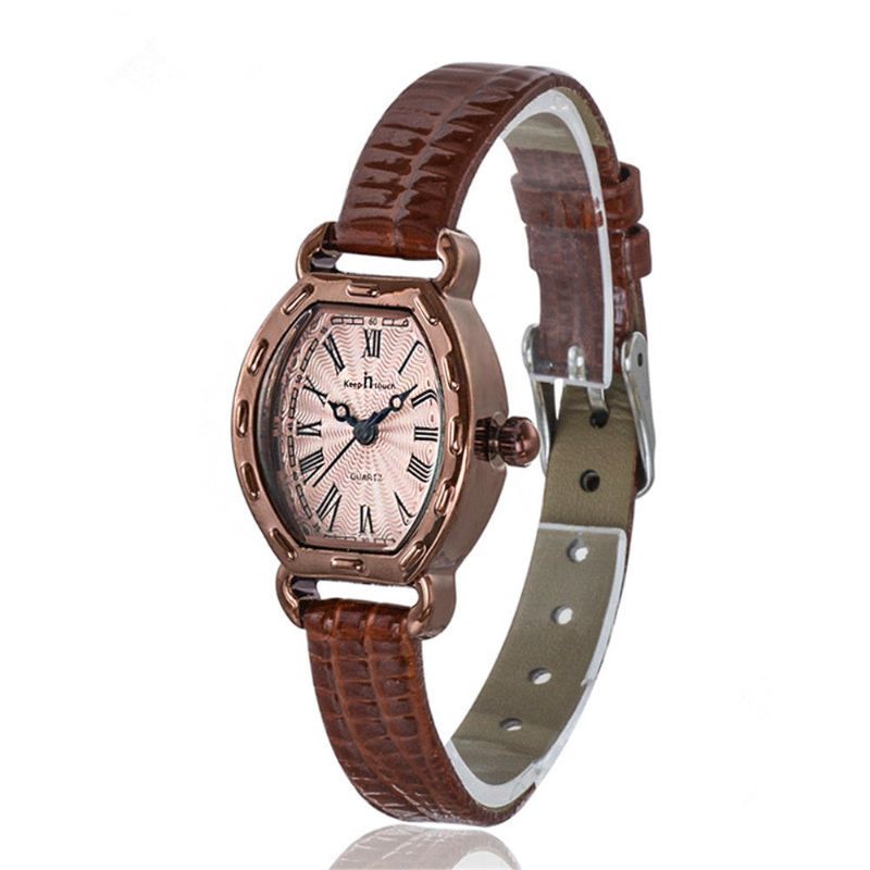 Deffrun Rectangle Dial Mujeres Reloj De Pulsera Moda Casual Ladies Quartz Watch