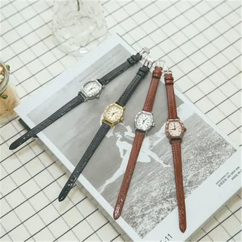 Deffrun Rectangle Dial Mujeres Reloj De Pulsera Moda Casual Ladies Quartz Watch