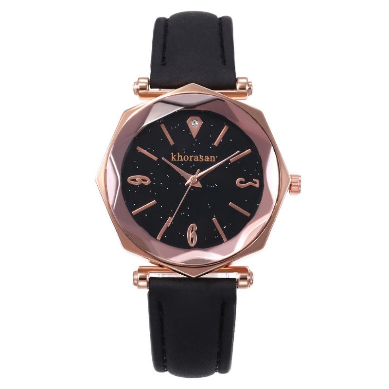 Deffrun Shining Dial Display Flower Reloj Para Mujer Relojes De Cuarzo De Diseño Elegante