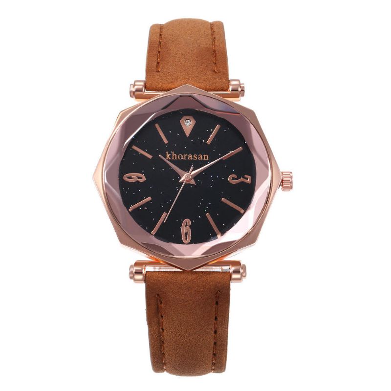 Deffrun Shining Dial Display Flower Reloj Para Mujer Relojes De Cuarzo De Diseño Elegante