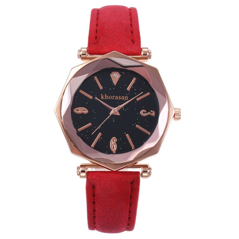 Deffrun Shining Dial Display Flower Reloj Para Mujer Relojes De Cuarzo De Diseño Elegante