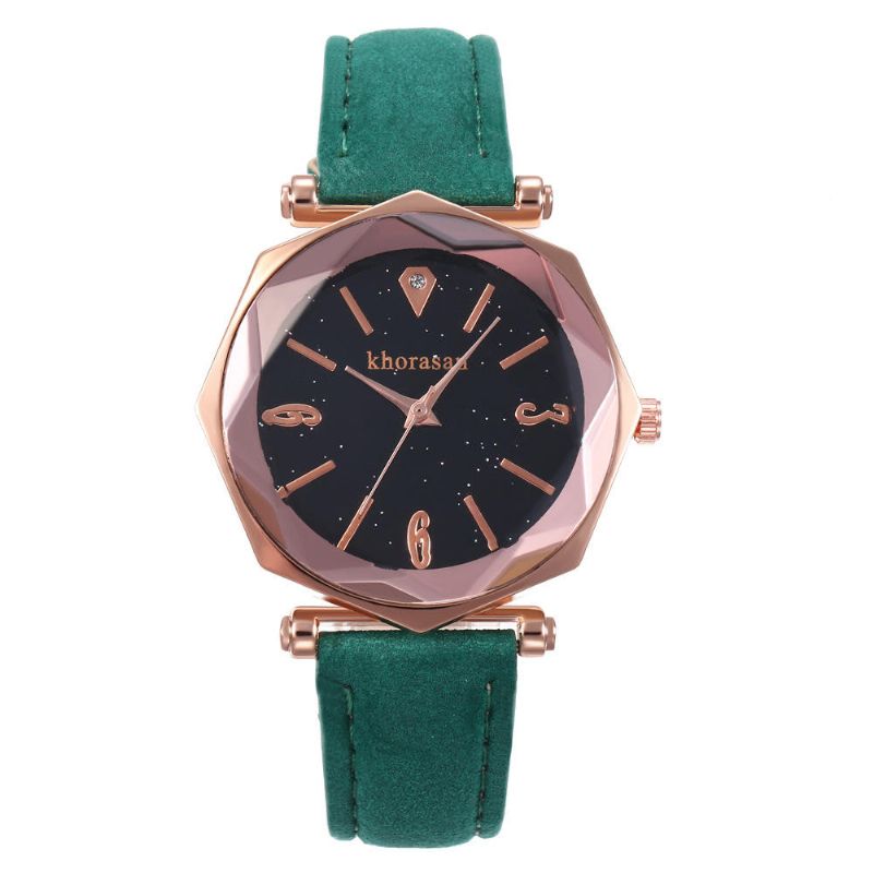 Deffrun Shining Dial Display Flower Reloj Para Mujer Relojes De Cuarzo De Diseño Elegante