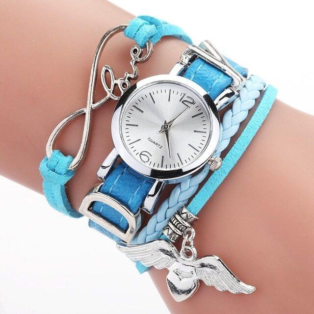 F1d262 Love Dress Reloj De Pulsera Para Mujer Relojes De Cuarzo De Estilo Retro