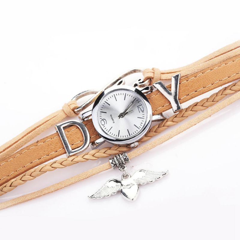 F1d262 Love Dress Reloj De Pulsera Para Mujer Relojes De Cuarzo De Estilo Retro