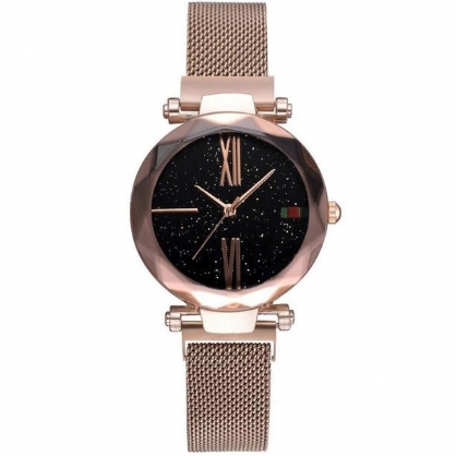 Fashion Star Magnetic Milanese Steel Band Reloj De Cuarzo Para Mujer