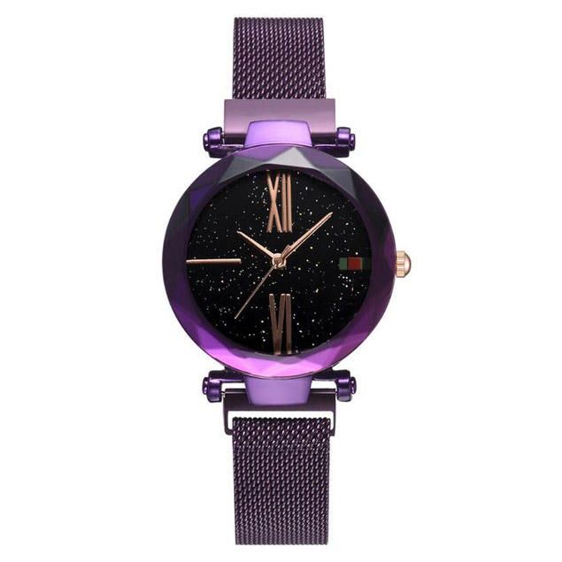 Fashion Star Magnetic Milanese Steel Band Reloj De Cuarzo Para Mujer