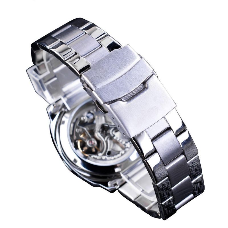 Forsining Gmt1091 Light Luxury 3atm Pantalla Luminosa Impermeable Reloj Mecánico De Moda Para Hombres