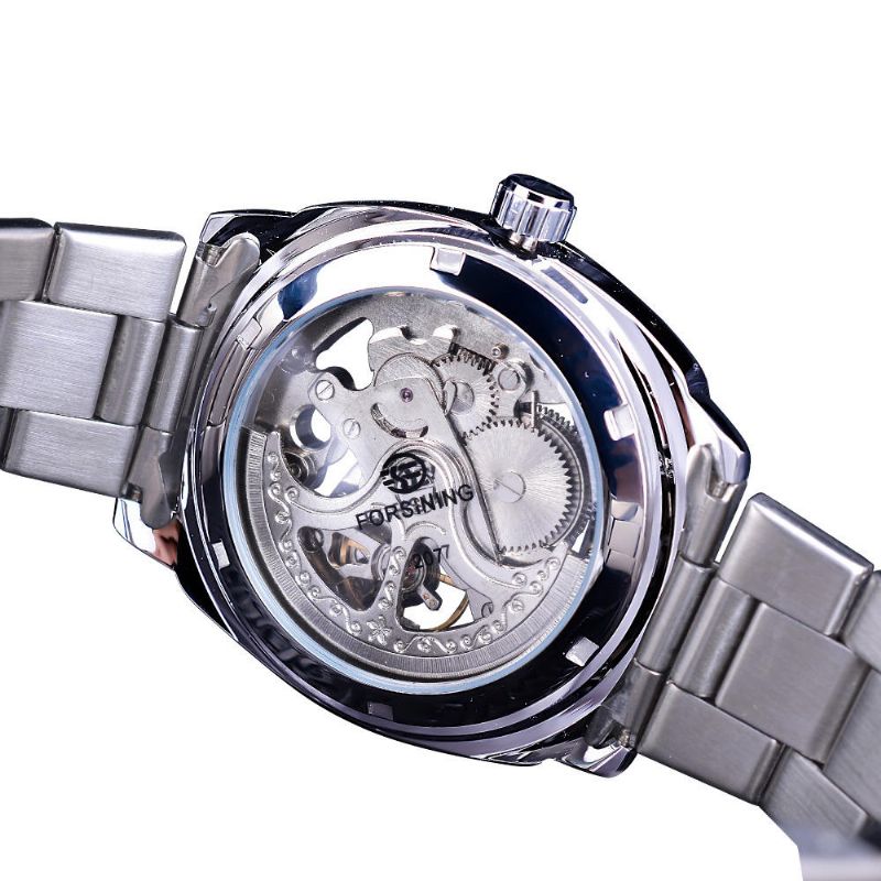 Forsining Gmt1091 Light Luxury 3atm Pantalla Luminosa Impermeable Reloj Mecánico De Moda Para Hombres