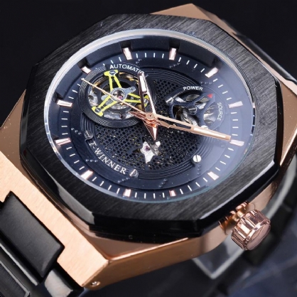 Gmt1189 Reloj De Pulsera Clásico De Metal Completo Para Hombres Reloj Mecánico Automático De Estilo Empresarial