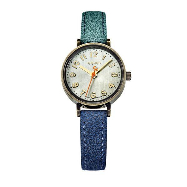 Julius 855 Retro Simple Dials Gils Student Fashion Reloj De Pulsera De Cuarzo