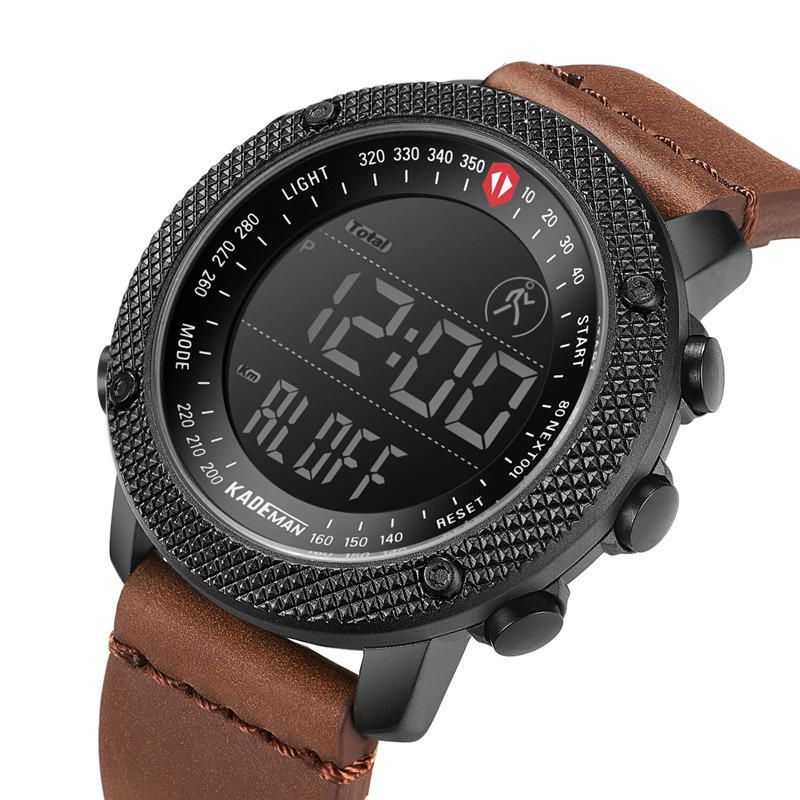 Kademan K6121 Relojes Digitales Al Aire Libre A Prueba De Agua Cronógrafo Contador De Pasos Reloj Para Hombres