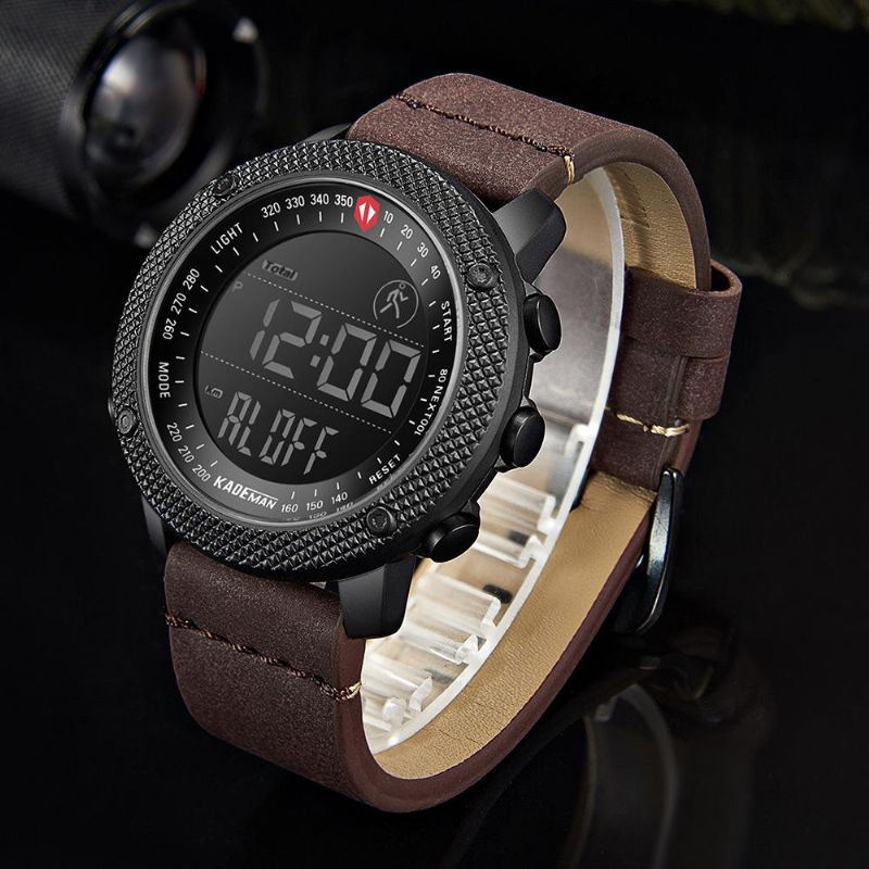 Kademan K6121 Relojes Digitales Al Aire Libre A Prueba De Agua Cronógrafo Contador De Pasos Reloj Para Hombres