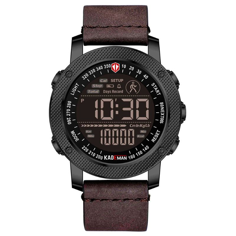 Kademan K6121 Relojes Digitales Al Aire Libre A Prueba De Agua Cronógrafo Contador De Pasos Reloj Para Hombres