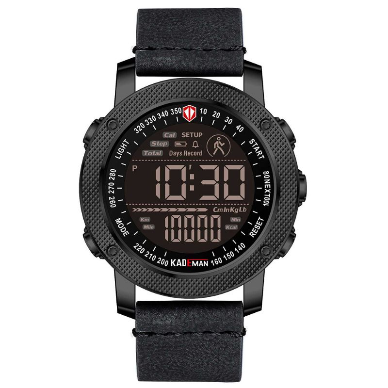 Kademan K6121 Relojes Digitales Al Aire Libre A Prueba De Agua Cronógrafo Contador De Pasos Reloj Para Hombres