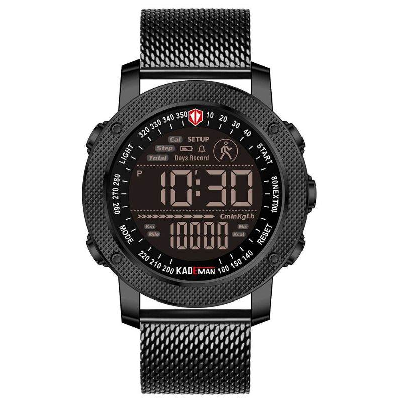 Kademan K6121 Relojes Digitales Al Aire Libre A Prueba De Agua Cronógrafo Contador De Pasos Reloj Para Hombres