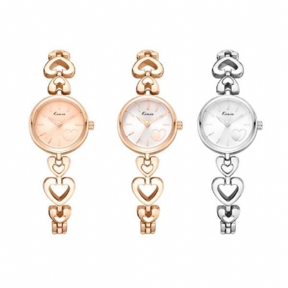 Kimio K6206s Reloj De Cuarzo Para Mujer A La Moda Reloj Elegante Con Pulsera Para Mujer Con Forma De Corazón