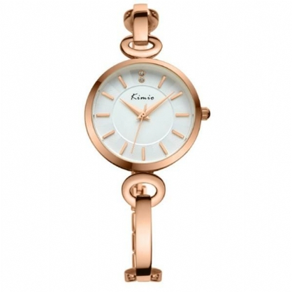 Kimio Kw6103s Moda Mujer Reloj De Cuarzo Diamantes De Imitación Dial Reloj De Pulsera Para Mujer