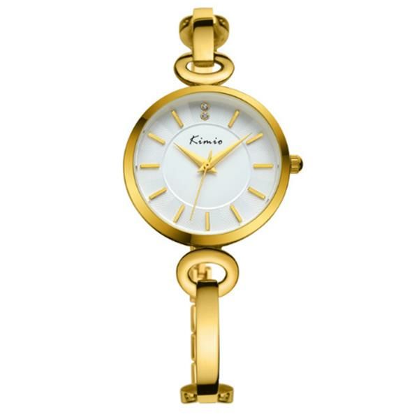 Kimio Kw6103s Moda Mujer Reloj De Cuarzo Diamantes De Imitación Dial Reloj De Pulsera Para Mujer